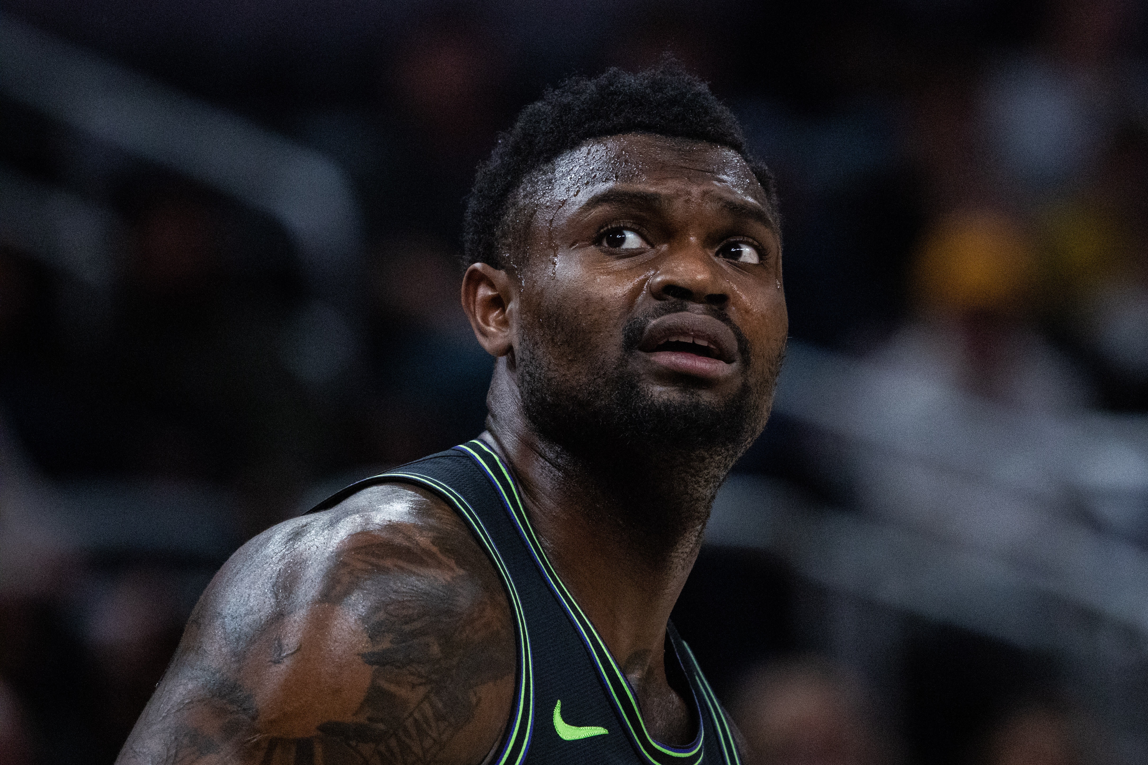 乐鱼体育在线平台-几乎隐身！锡安首节3投1中 仅得到2分3篮板&amp;正负值-8